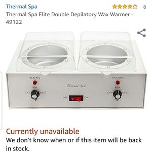 Double wax warmer
